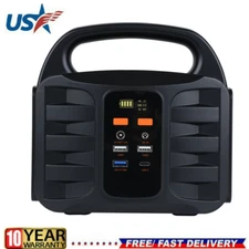 100W Portable Power Station Camping Battery Bank AC DC Charger Solar Generator