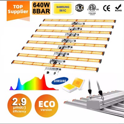 640W 320W LED Grow Lights Hydroponic Full Spectrum Indoor Veg Flower Plant Lamp