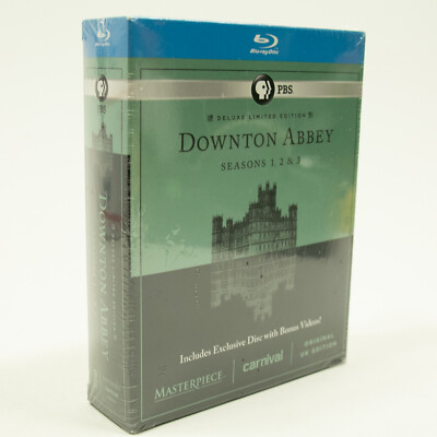 Downton Abbey Seasons 1 3 Blu-ray 9-Disc Set 2013 Masterpiece Limited Edition VT