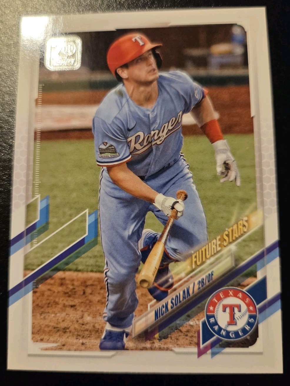 2021 Topps Series 2 Baseball Nick Solak #583 Texas Rangers