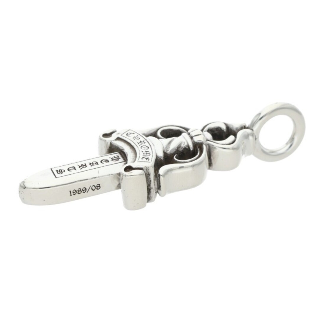 Chrome Hearts Double Dagger Pendant Silver Necklace Top Men's Used 09a27bc266f86 thumbnail 5