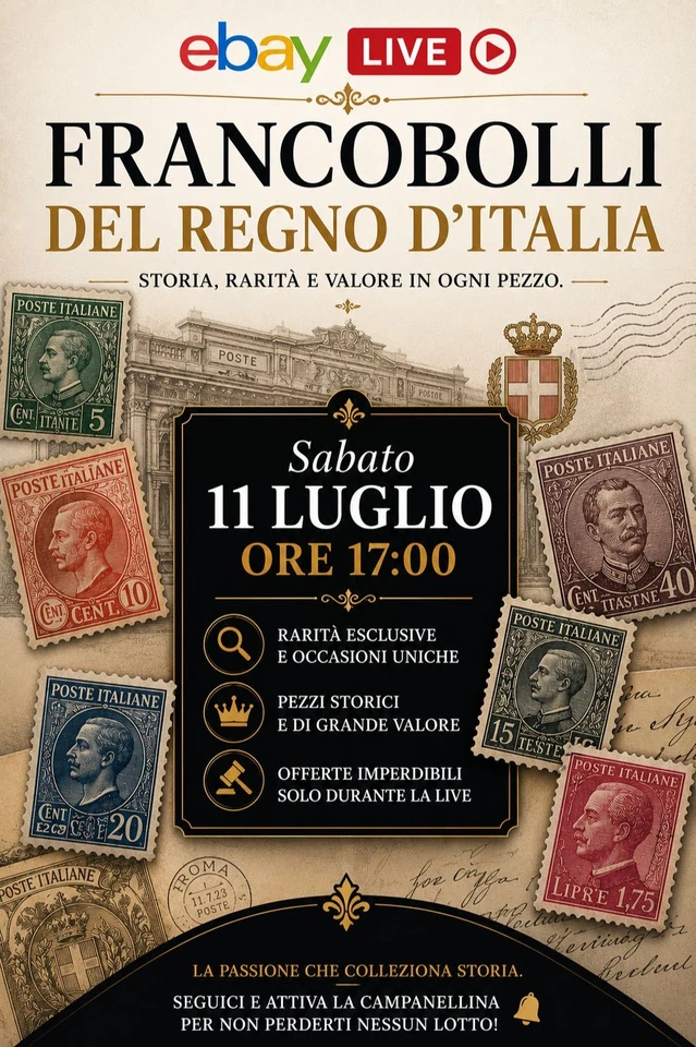 Speciale Francobolli del Regno d'Italia - CiBaFil Filatelia