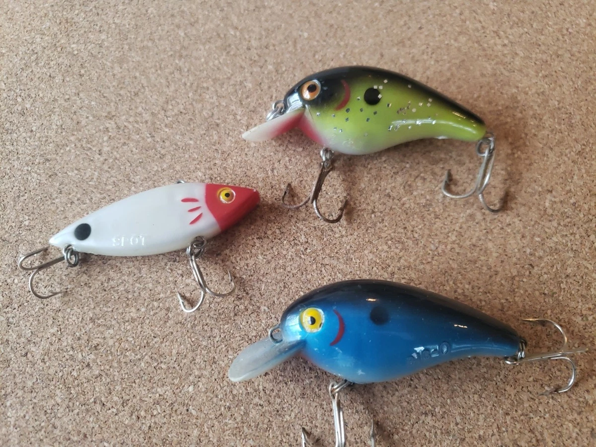 Leurre vintage Cotton Cordell Big O 7800 Crankbait 2,5 - Chartreuse