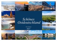 "Calendar 2027 · US Version · Beautiful East Germany (Wall Calendar 2027 17\" × 12"