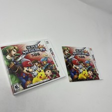 Super Smash Bros. 3DS, 2014 Case And Manual Only, NO Game