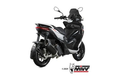 MIVV MOVER Auspuff schwarz passend für APRILIA SR 200 GT 2022-2024