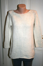 ZARAKNIT dicker weicher Woll  Pullover cremeweiß kaum getragen Gr.  S 36/ 38