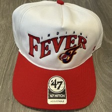 '47 Brand Indiana Fever White/Red Two Tone Hitch Adjustable Hat