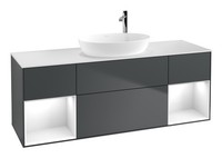 Villeroy & Boch Finion Waschbeckenunterschrank FüR Becken Mittig Regal Links...