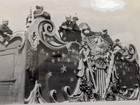 1930-CIRCUS HISTORY Photo-ROBBINS BROS CIRCUS-US Bandwagon Newton Iowa Parade — photo 2