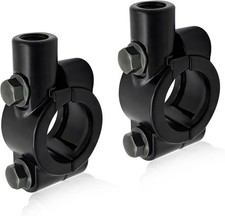 2PCS Motorcycle Mirrors Mounts, 7/8" Handlebar Mirror Mount Clamp Adaptor with 1