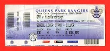 2009/10 *UNUSED* QUEENS PARK RANGERS 1-5* MIDDLESBROUGH CHAMPIONSHIP QPR 5.12.09
