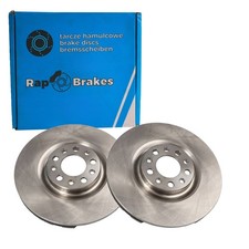 2x RAP BRAKES BREMSSCHEIBEN 330mm INNENBELÜFTET VORNE passend für ALFA ROMEO GIU