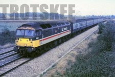 35 mm Farbdia British Railways Diesellok Clas...