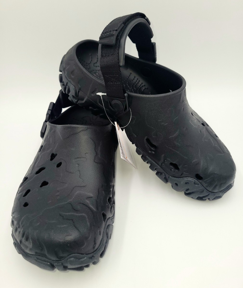 Crocs All Terrain Atlas Slip On Shoe - Stucco/Black Sz 6 Men\'s Sz 8 Women\'s Black Crocs All-Terrain Atlas | SVD main image 4