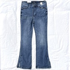 Judy Blue Slim Boot Cut Jeans Tummy Control High Rise Split Ankle 11/30 11 30