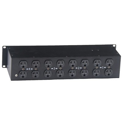 20A Edison Distribution Rack Panel Box with L21-30 Twistlock 3Phase Power Distro