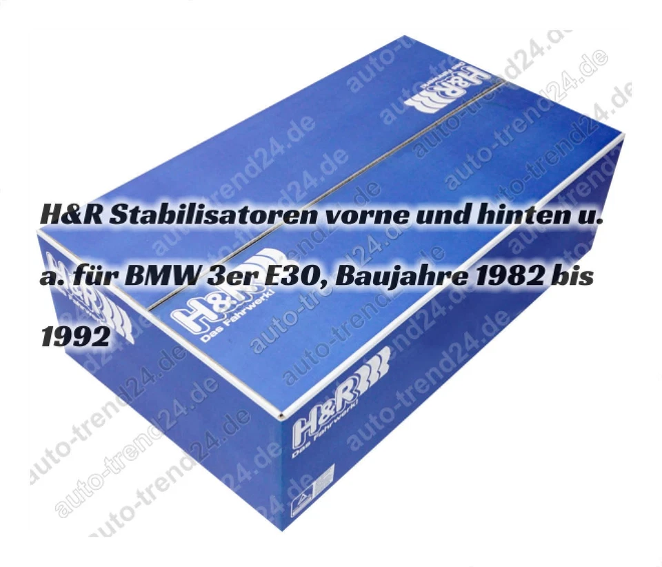 H&R Stabilisatoren vorne & hinten u.a.: BMW 3er E30, Bj. 1982-1992 - Bild 3 von 4