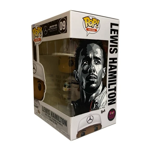 Custom Funko Pop! Lewis Hamilton #9 Racing Mercedes-AMG Petronas - + Armor