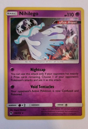 Nihilego Holo Rare SM - Lost Thunder 106/214 NM