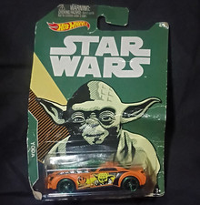 Hot Wheels Star Wars Yoda 1:64 Orange Diecast Car, Unopened Box