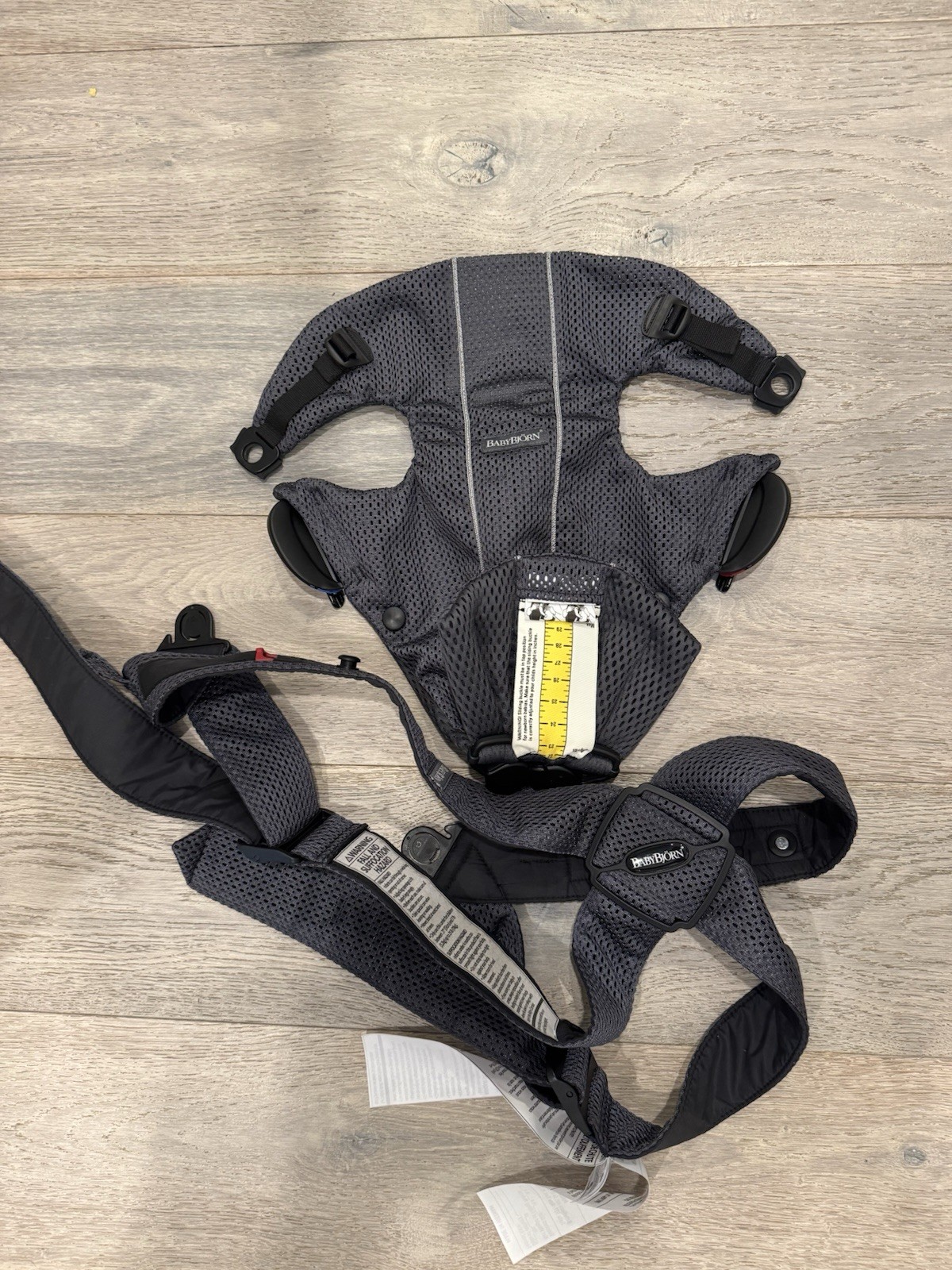 Baby Bjorn Baby Carrier One (Black Cotton Mix) (BabyBjorn) Nice Condition Wow-image