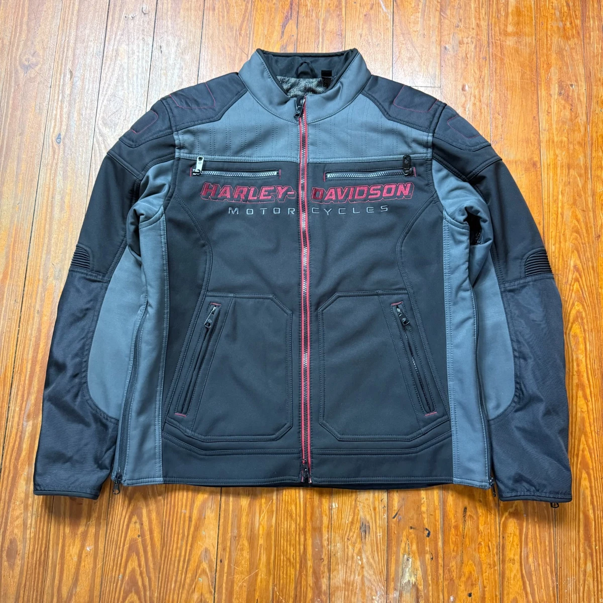 Chaqueta Hombre Estilo Harl.ey - Cortavientos Ligero Con Cremallera, Mangas Largas, Cómoda Y Casual