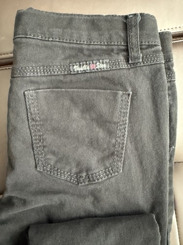 Jean skinny taille moyenne Vanilla Star taille 16 jean vieilli/déchiré noir rose - Photo 7/7