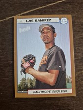 2005 Bazooka Luis Ramirez Baltimore Orioles Gold