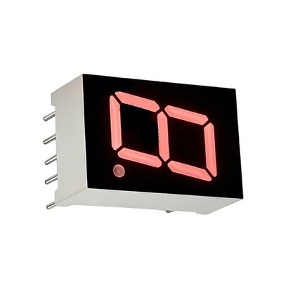 Rote 1-stellige LED Digital Röhre 0,3 0,39 0,5 Größe für Uhren Zähler Meter