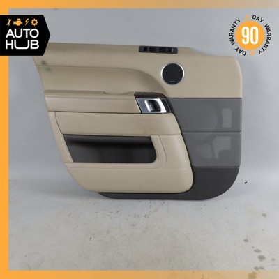 14-17 Range Rover Sport L494 Front Left Side Interior Door Panel Trim Beige OEM