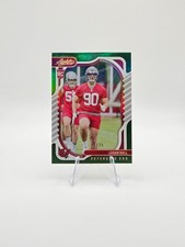 Logan Hall 2022 Panini Absolute RC Green Spectrum SP /25 #185 Buccaneers