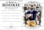 2025 Leaf ROOKIE ACHIEVEMENT JEREMIYAH LOVE RA-10 NOTRE DAME FIGHTING IRISH