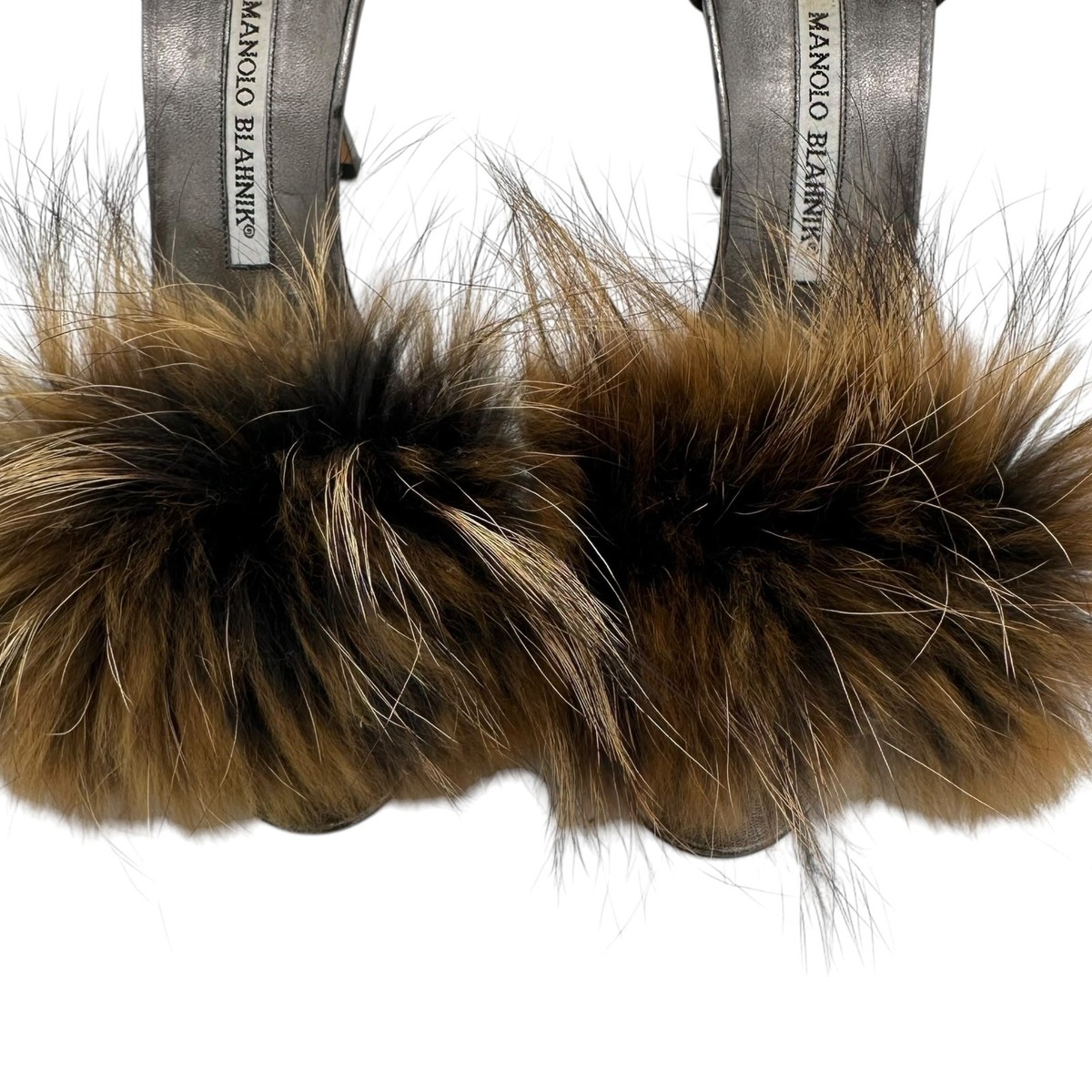 MANOLO BLAHNIK ファー付きミュール 37.5 The official Manolo Blahnik website | Manolo Blahnik