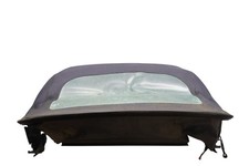 97-02 Porsche Boxster Soft Top Roof W Frame Back Glass Black Oem