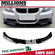 Front Spoiler Lip Kit For Bmw 3 Series E90 E91 2005-2008 Gloss Black Front Spoiler Lip Kit For Bmw 3 Series E90 E91 2005-2008 Gloss Black