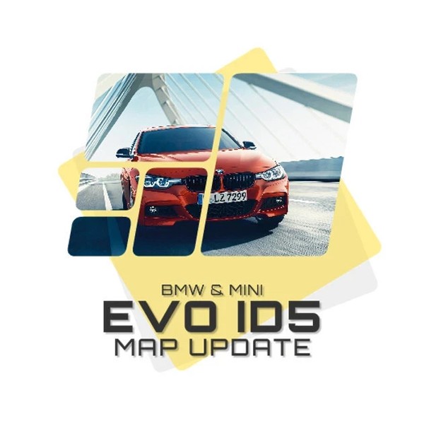 MAPA DE RUTA EVO ID5/6 - CÓDIGO BMW FSC + ARCHIVOS DE MAPA - PAQUETE COMPLETO DE ACTUALIZACIÓN DE MAPAS BMW.