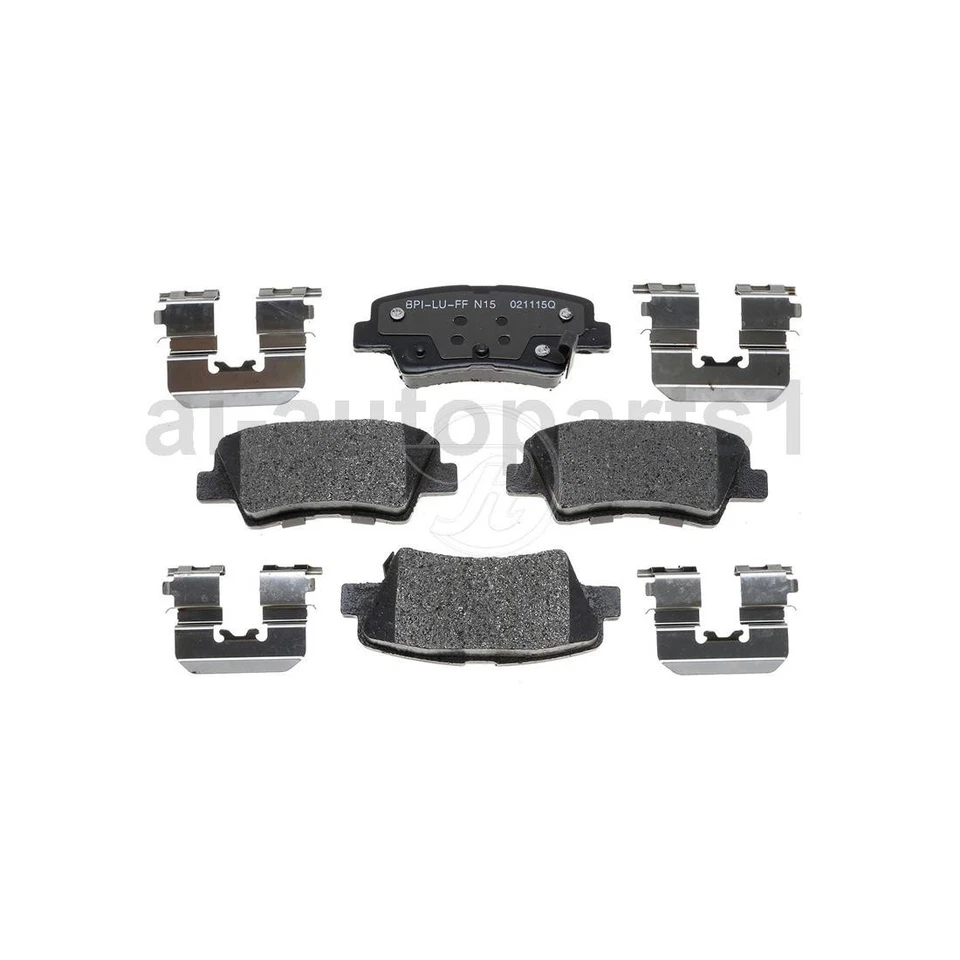Kit de pastillas de freno delanteras traseras Hyundai Accent 2012 2013 2014 2015 2016 2017 Foto 3 de 4