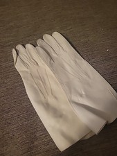Vtg White Leather Gloves Size 7 Perfect Brand
