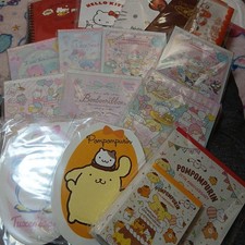 Character Memo  Notebook Set 16pcs Hello Kitty Pompompurin Vambon New