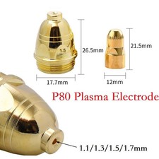 Punte per torcia da taglio al plasma compatibili per P80 con elettrodo ad alta c