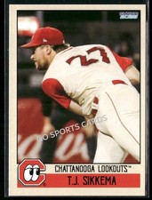 2025 Chattanooga Lookouts TJ Sikkema RC Rookie Reds Minor League