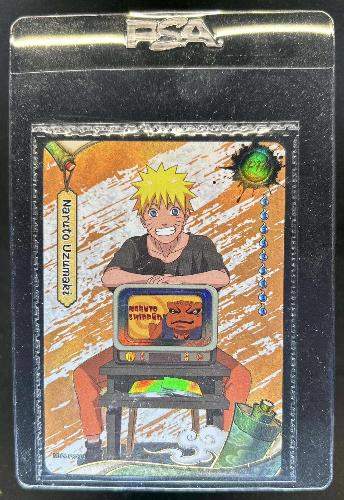 2025 Kayou Naruto PSA Magazine Promo Naruto Uzumaki Super Rare #NRSA-PR-003