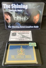 The Shining Authentic “Stanley Hotel” Location Artifact Outlook Hotel Paranormal