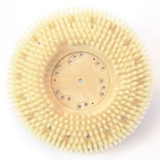 Industrial 13"" Nylon Scrub Brush for LVT Soft White  Industrial 641902WH