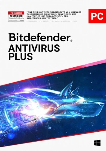Bitdefender Antivirus Plus 1 Jahr Lizenz für 1 PC WIN Garantie Download TOP! - Bild 1 von 1