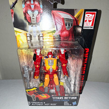 Hasbro Transformers Titans Return Autobot Hot Rod & Firedrive w Gun