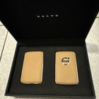 Original Volvo Schlüsselgehäuse Leder beige, gebraucht.