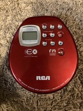 RCA 180 Xtreme CD Player Portable Digital Tuner Radio RP2472- TESTED No Cords