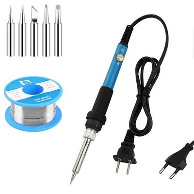 Soldering Iron Electric Gun Adjustable Temperature Welding Kit 60W